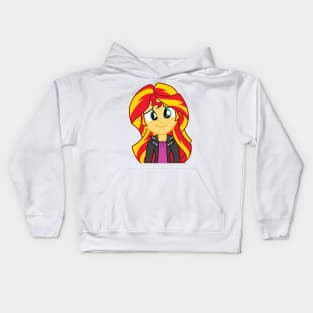 Rainbow Rocks Sunset Shimmer 2 Kids Hoodie